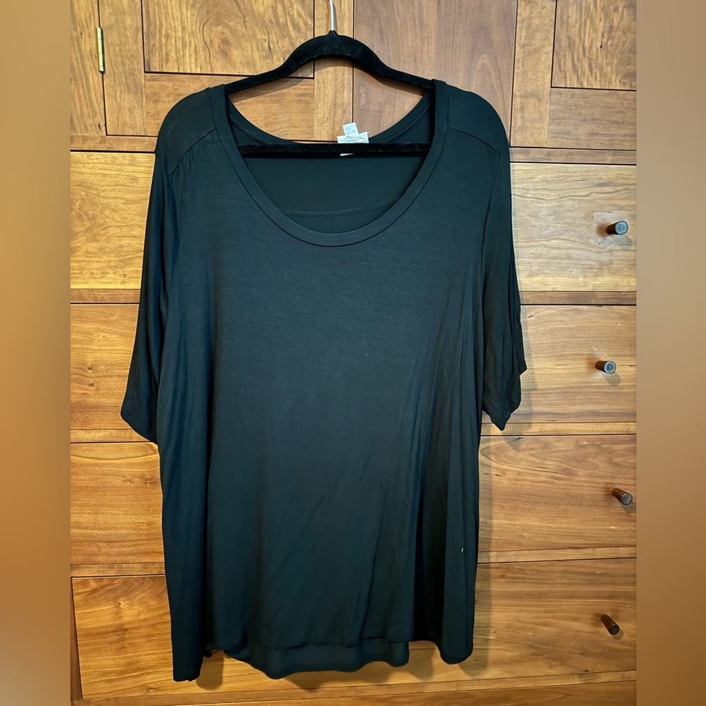 Black Oversized Boyfriend T-Shirt